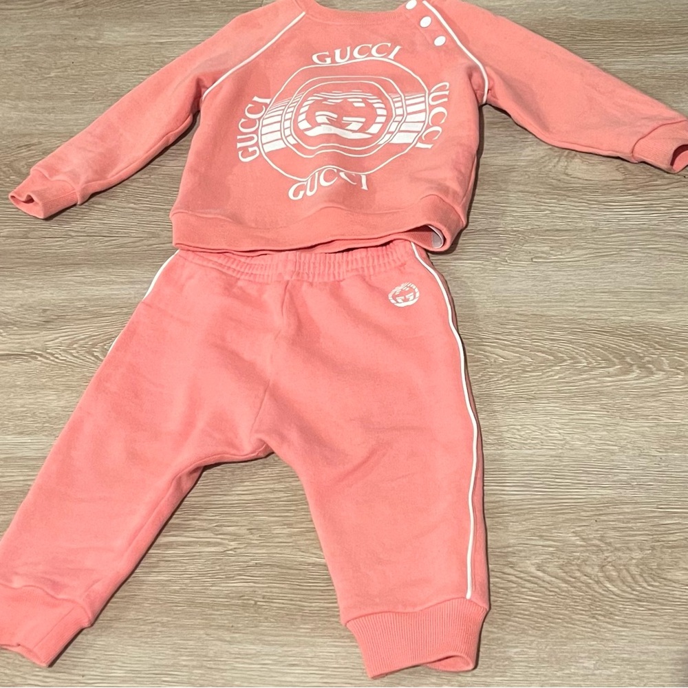 Toddler baby girl Gucci 2 piece set